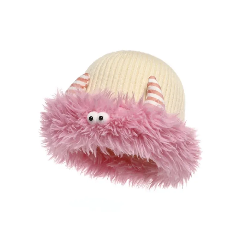FREE RABBITⅡ Yarn Pullover Hat Unisex-4