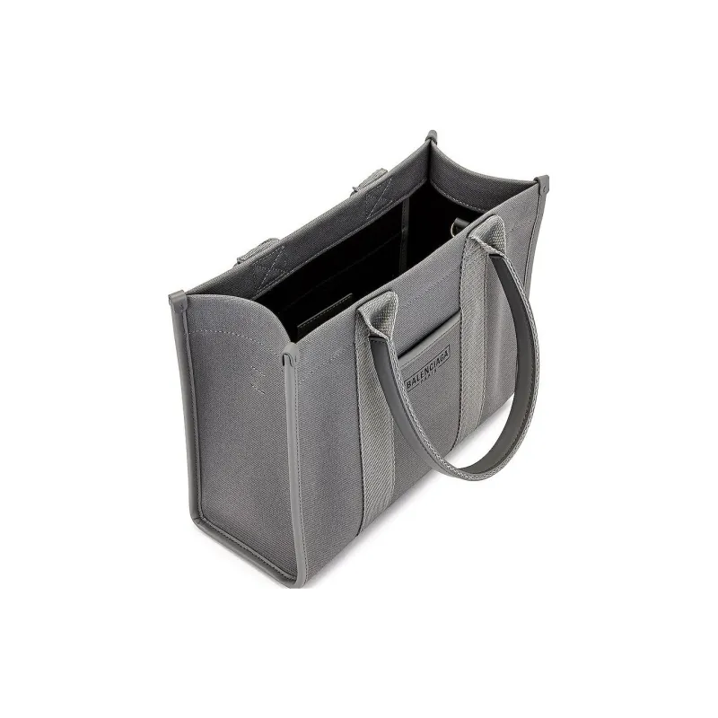 Balenciaga Canvas Tote Bag Shopping Bag Canvas Bag Handbags Women's Gray-3