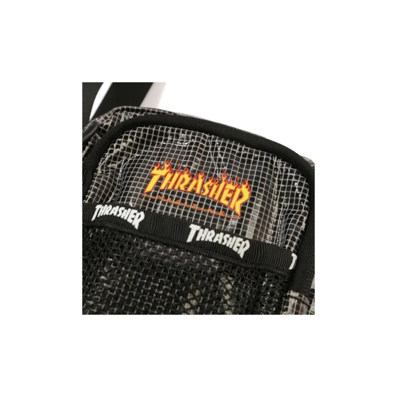 Thrasher Polyester Shoulder Bag Crossbody Bag Regular Unisex Black-5