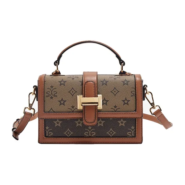 FOXER Synthetic Leather Casual Niche Versatile Design Driven Commute One Shoulder Handbag Regular Women's Coffee-2