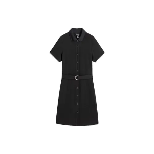 CLUB MONACO Short-Sleeved Dresses Women's Black C2WAH