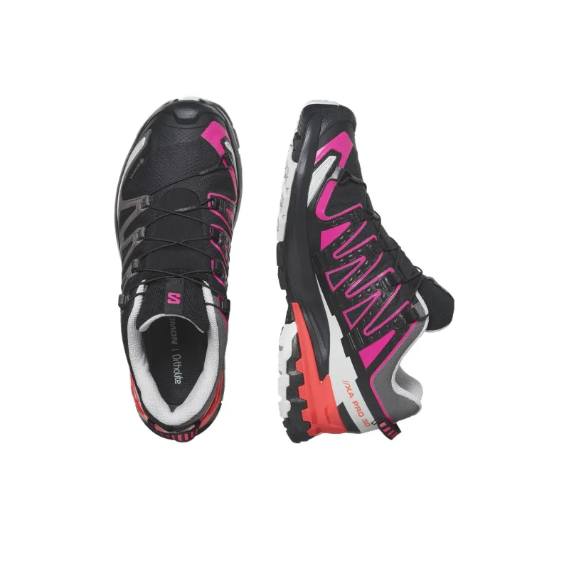 SALOMON XA Pro 3D V9 Cushioning, Wear Resistant Low Top Outdoor Shoes Women's Black Gray-2