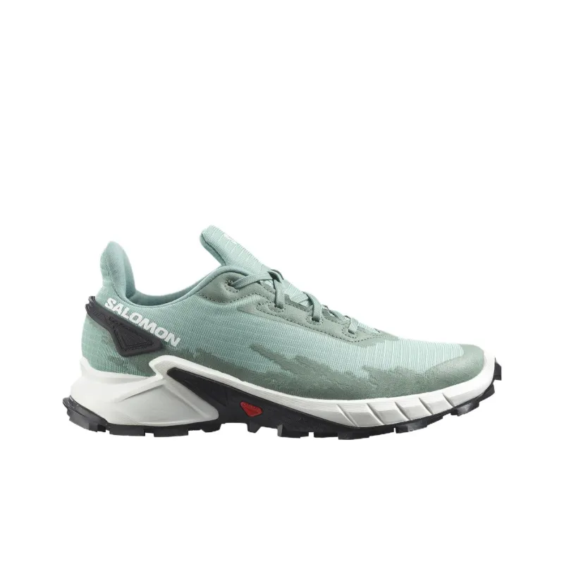 SALOMON Alphacross 4 Cushioning, Wear Resistant Low Top Running Shoes Women's Green-1