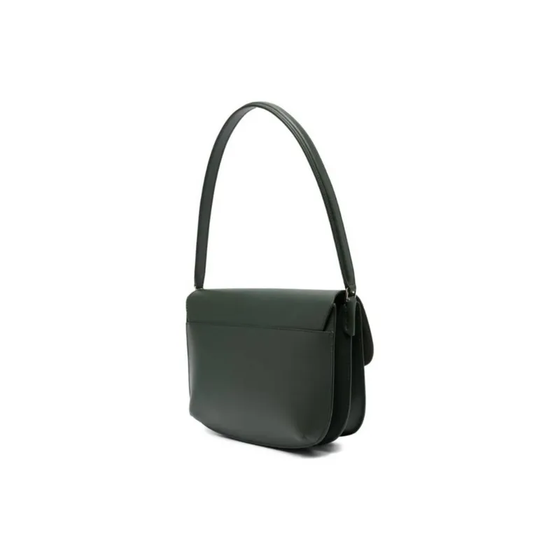 A.P.C Calfskin Handbag Shoulder Bag Women's Green-1