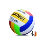 Red Yellow Blue White Volleyball