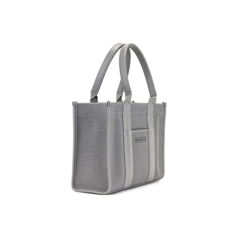 Balenciaga Canvas Tote Bag Shopping Bag Canvas Bag Handbags Women's Gray-2