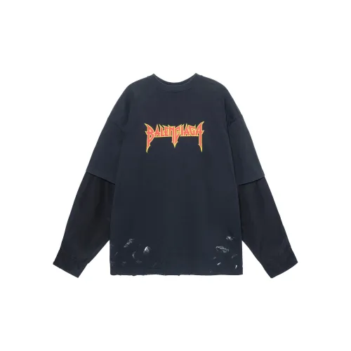 Balenciaga Metal Logo Layered L/S T-shirt 