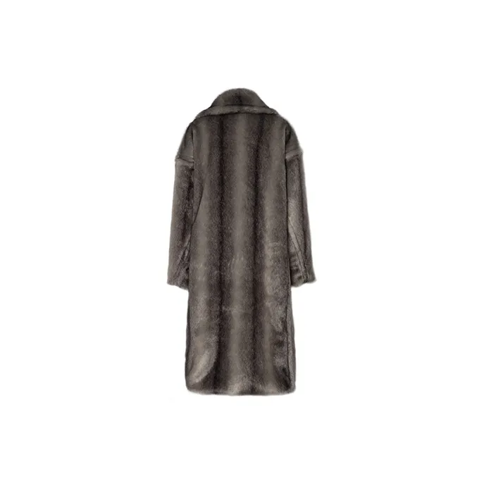 JYOSEI Velvet feel Coat Women's Gradient Gray-1