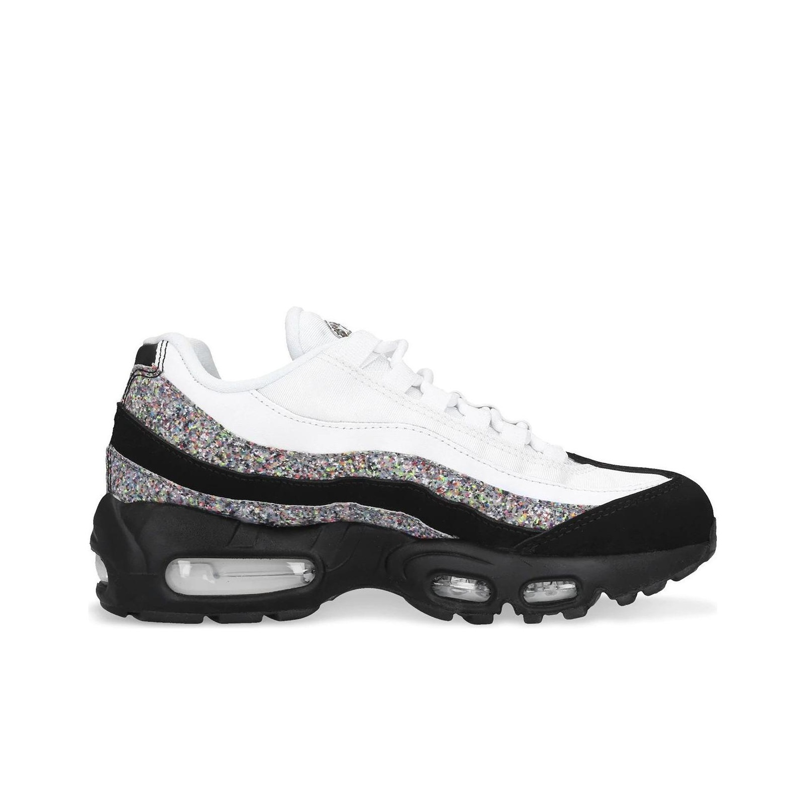日本未入荷!★WMNS AIR MAX 95 SE 'BLACK WHITE' Nike Air Max 95 SE Black White Women's - POIZON