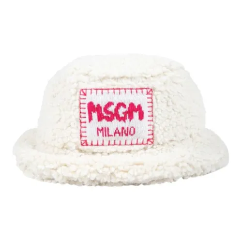 MSGM Kids Logo-patch Bucket Hat