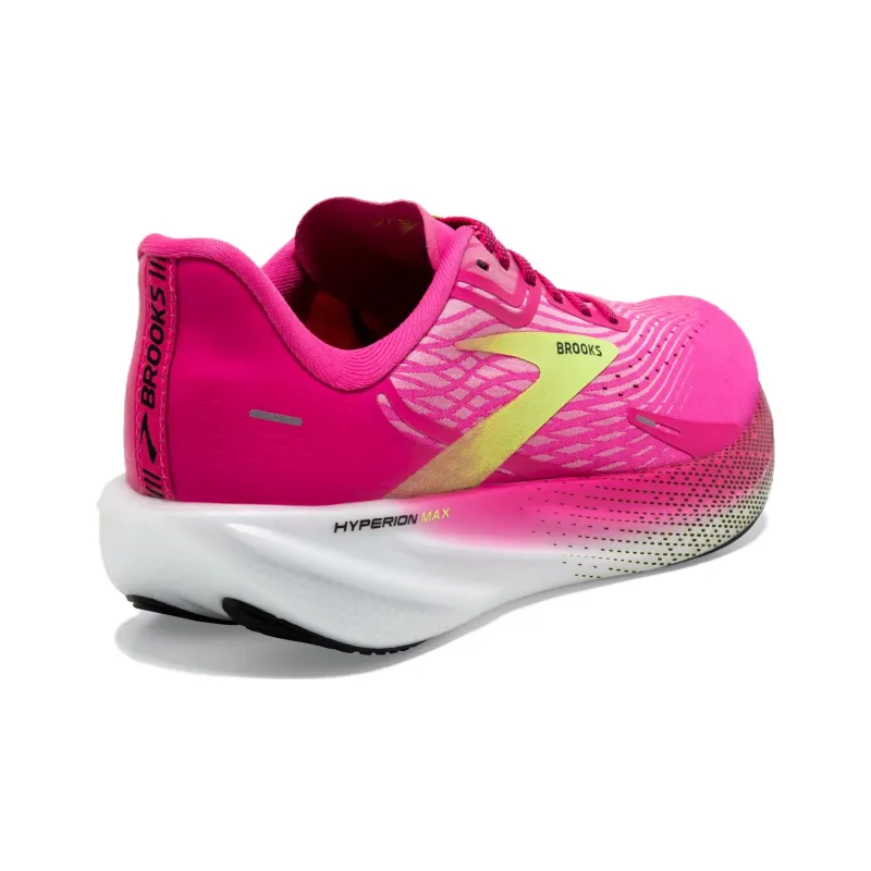 Brooks Hyperion Max Pink Glow Green Women's-3