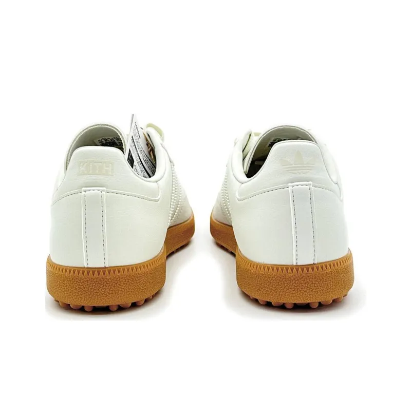 Adidas X Kith Samba Golf ' White Tint/Gum' Sneakers-4
