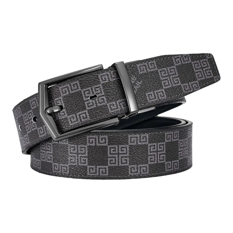NINE NAIL Leather Belts Men-12