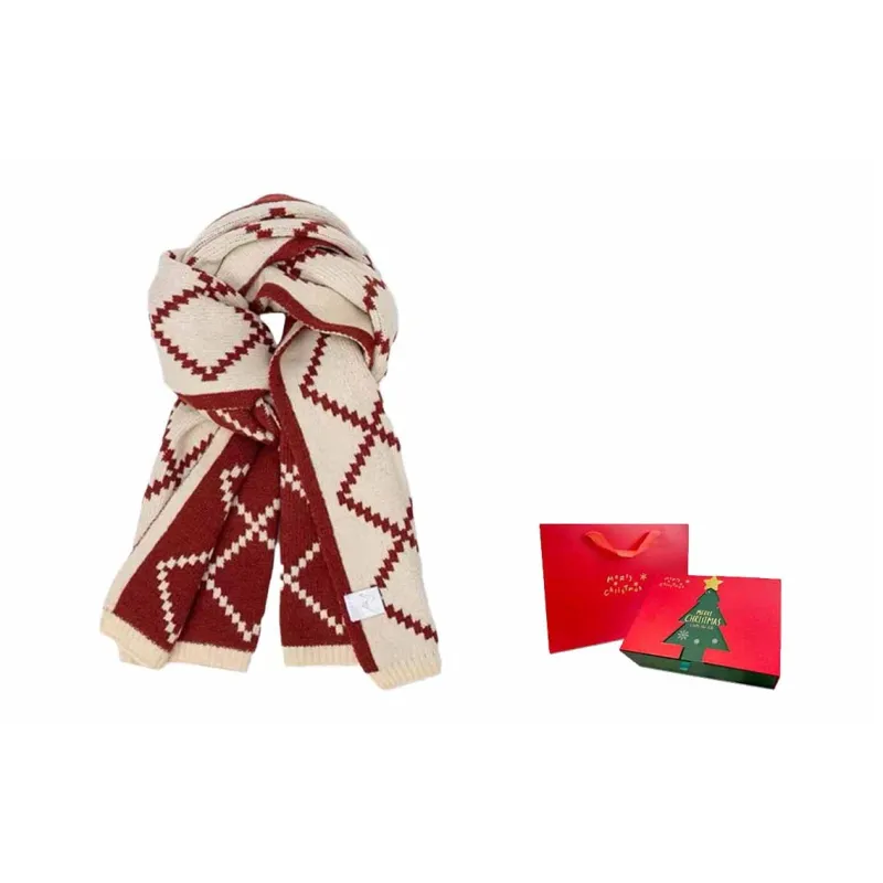 US8ACC Faux Cashmere Knit Scarves Women's-6