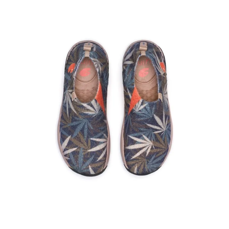 U.IN Painted Travel Shoes Toledo 11 Floral Collection Casual Shoes Unisex-25