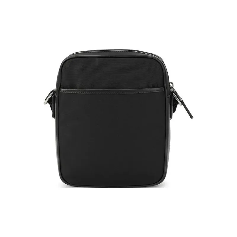Dunhill Canvas With Leather Canvas Bag, Cell Phone Pouch, Crossbody Bag, Shoulder Bag Unisex Black-2