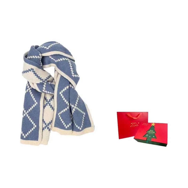 US8ACC Faux Cashmere Knit Scarves Women's-8