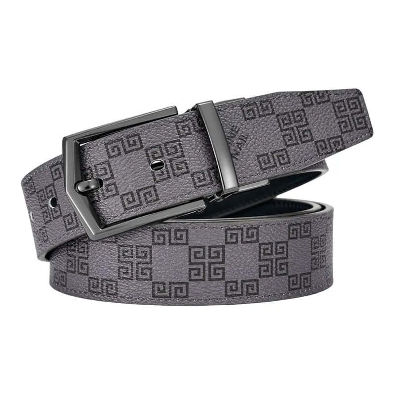 NINE NAIL Leather Belts Men-20