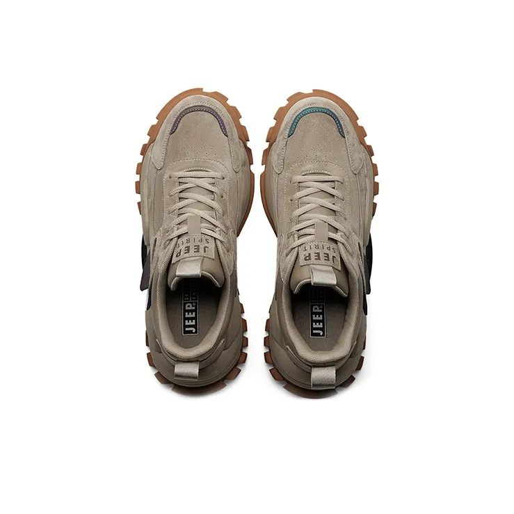 JEEP SPIRIT Mid Top Outdoor Shoes Men's Sand-4