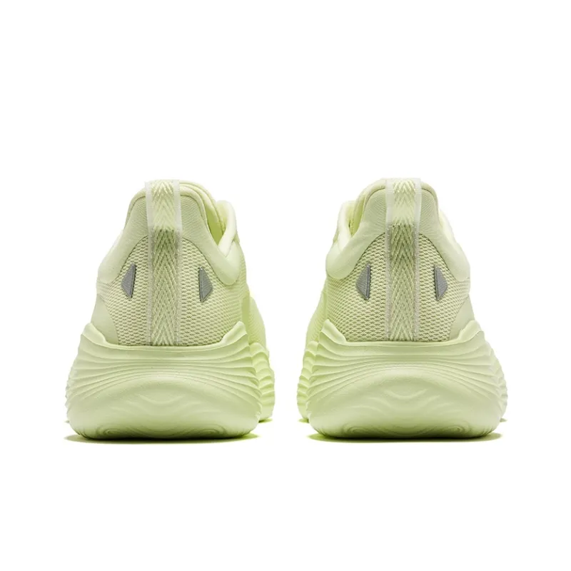 Erke Bubbu Pop 2.0 Cushioning Wear-Resistant Low-Top Running Shoes Women's Green-3