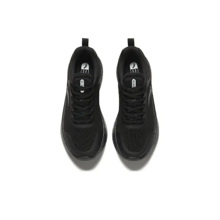 Anta Cushioning Wear Resistant Low Top Training Shoes Men's Black-2