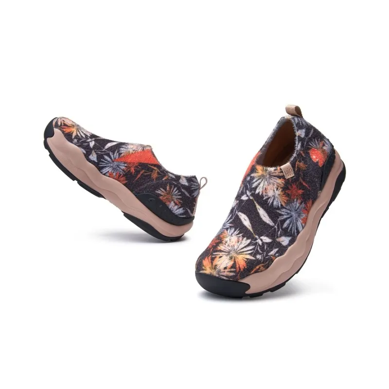 U.IN Painted Travel Shoes Toledo 11 Floral Collection Casual Shoes Unisex-2