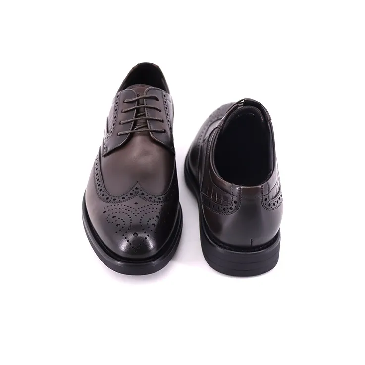 TRANOI Dress Shoes Men's Dark Brown-5