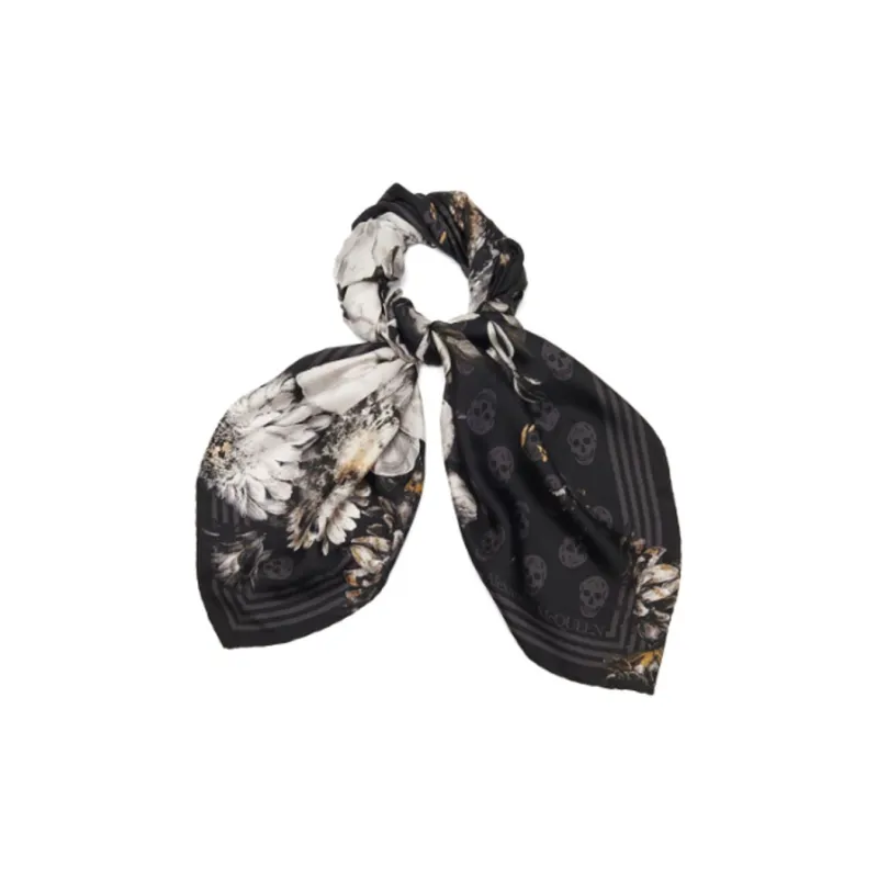 Alexander McQueen Floral Print Scarf-1