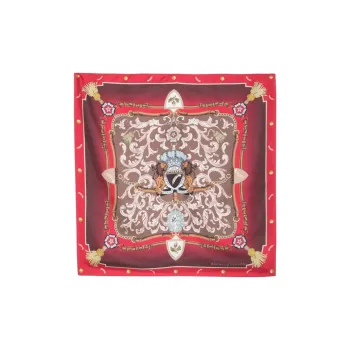 Aspinal Of London Silk Scarves Women's Red