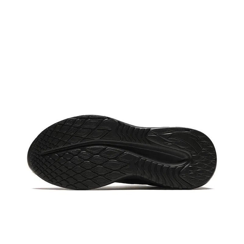 Anta Breathable Lightweight Low Top Casual Running Shoes Men's Black-4