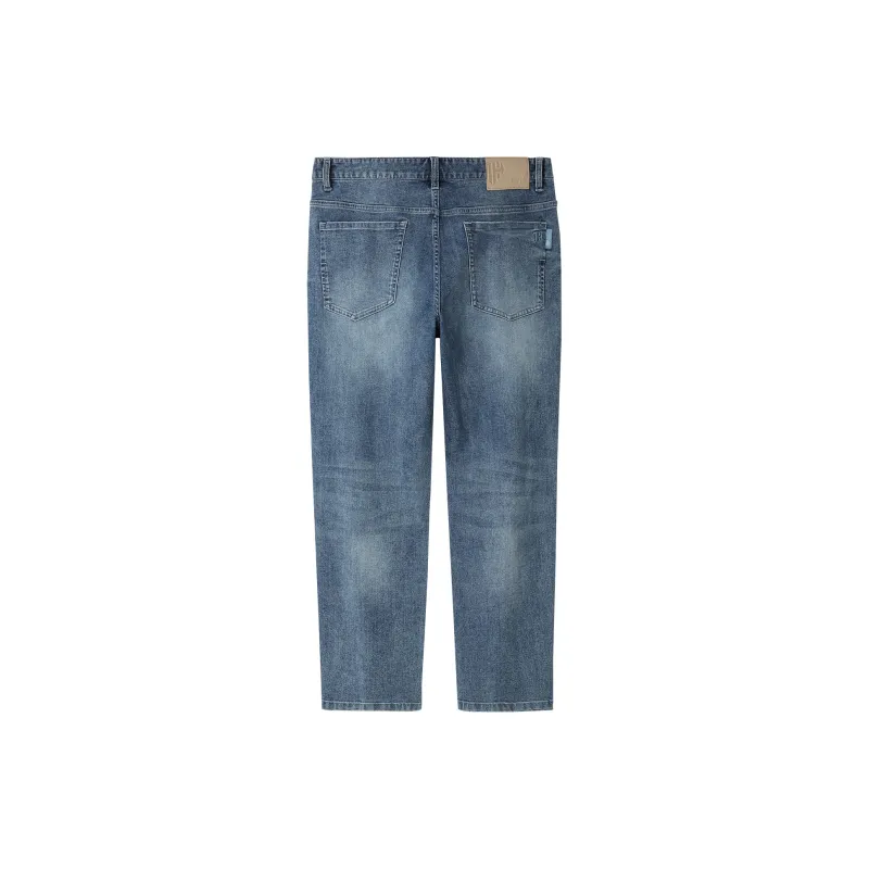 HLA Jeans Men Blue Gray Denim Gradient Light 15-1