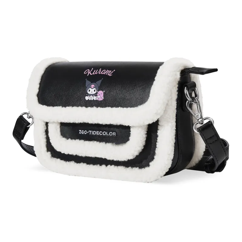 Sanrio X Zgo Kulomi Shoulder Bags Black-1