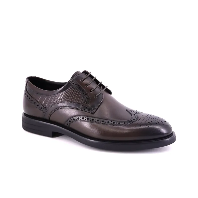 TRANOI Dress Shoes Men's Dark Brown-1