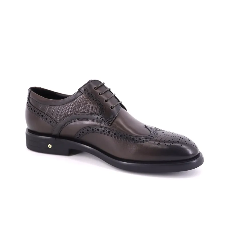 TRANOI Dress Shoes Men's Dark Brown-2