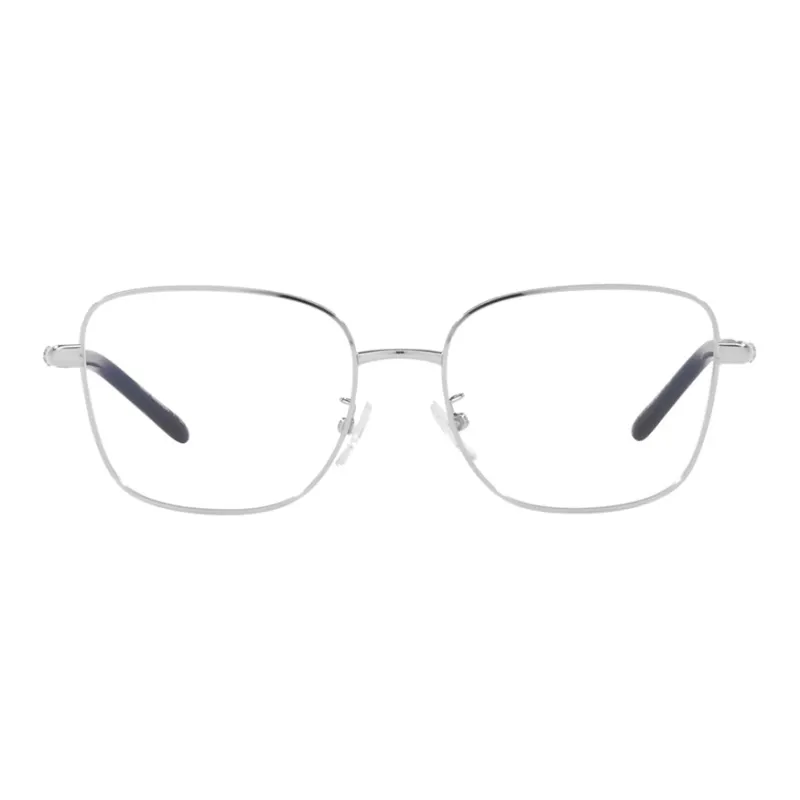TORY BURCH Metal Square Eyeglass Frames Women's Silver-1