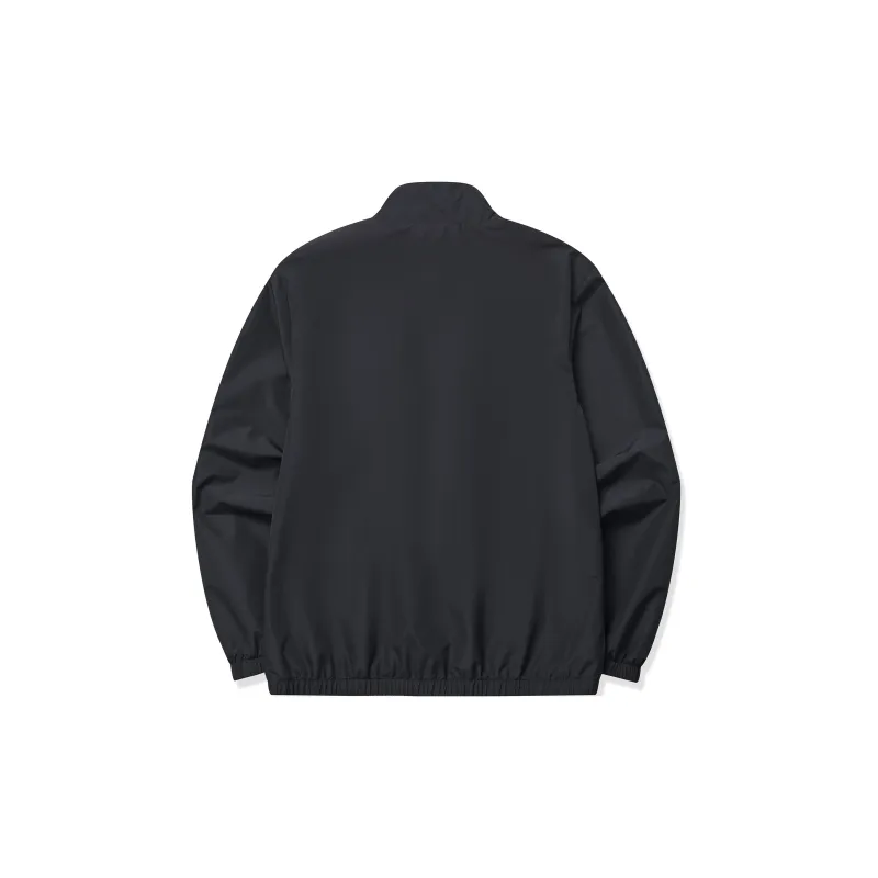 Erke Stand Collar Jackets Men's Jet Black-1