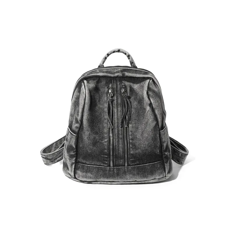 MASTER CANVAS Fabric Backpack Backpack Backpack Handbag Medium Size Unisex Black/Blue/Brown-3