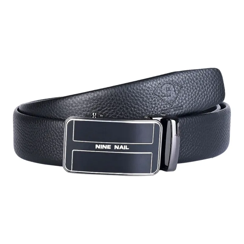 NINE NAIL Leather Belts Men-3