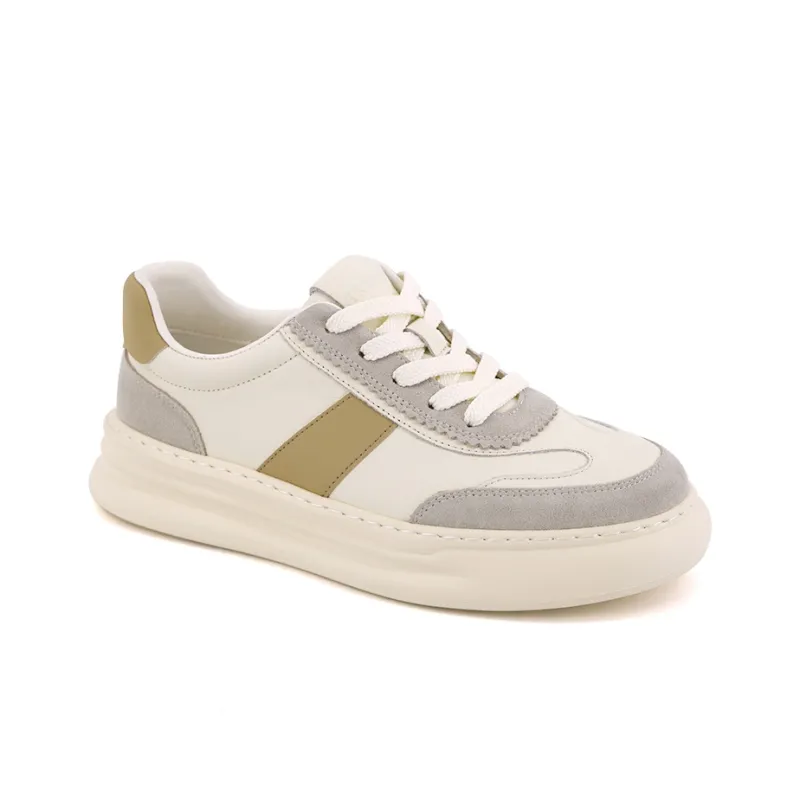 TRANOI Troy Low Top Skateboard Shoes Men's Ecru-1