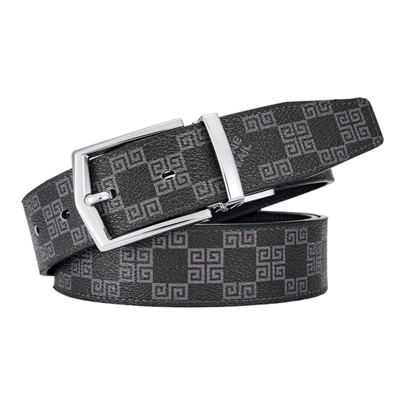 NINE NAIL Leather Belts Men-0