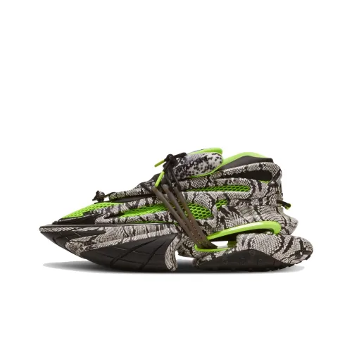 BALMAIN Unicorn Snakeskin print Sneakers