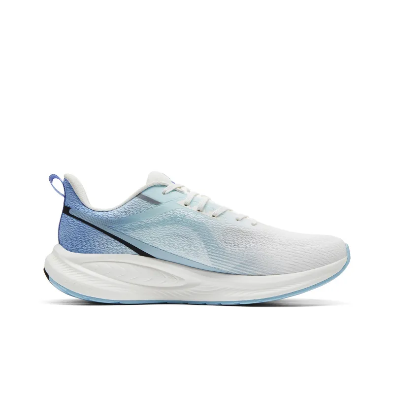 PEAK Taichi Windrunner Running Shoes Men Low Top Beige White Moon Blue-1