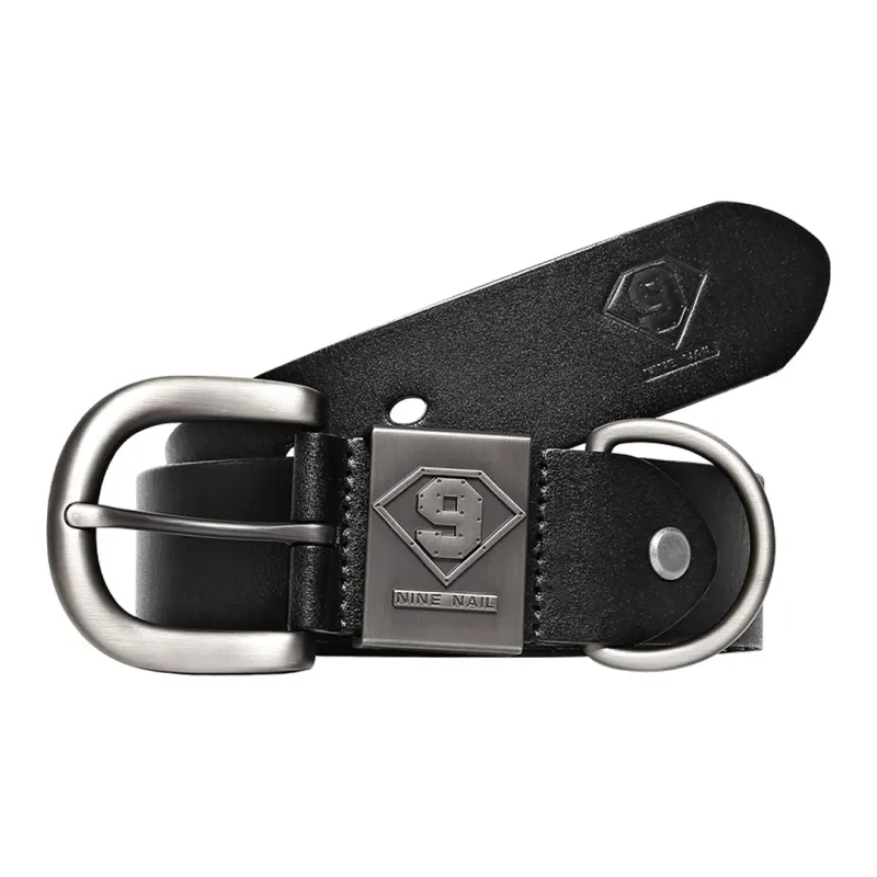 NINE NAIL Leather Belts Men-0