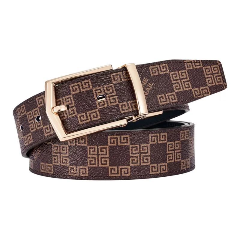 NINE NAIL Leather Belts Men-28