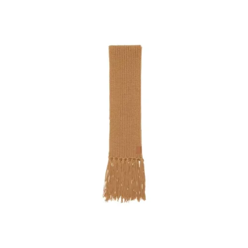 LOEWE Knit Scarves Women's Brown