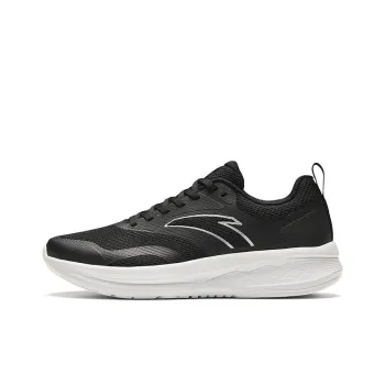 Anta Low Top Running Shoes Men's Black White
