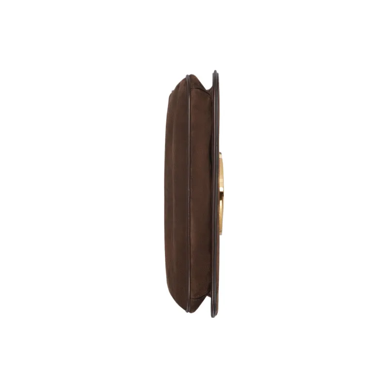 GUCCI Blondie Suede Crossbody Bag Shoulder Bag Women's Brown-6