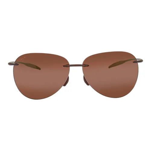 Maui Jim Irregular Shape Sunglasses Unisex Black