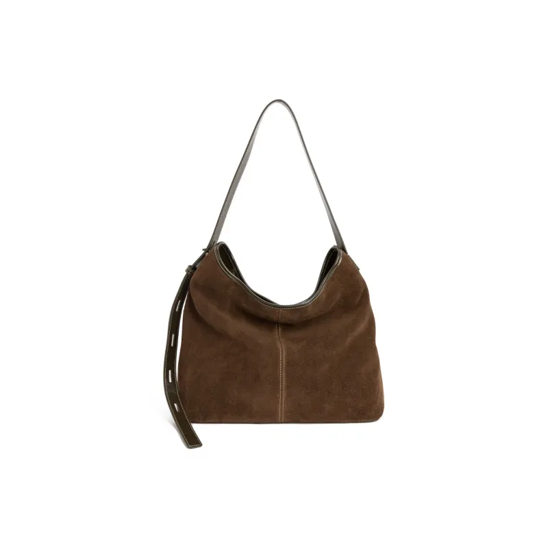 VENOF Genuine Cow Leather Commute Tote Shoulder Bag Women's Natural Brown/Lazy Coffee Brown/Shelle Green-19