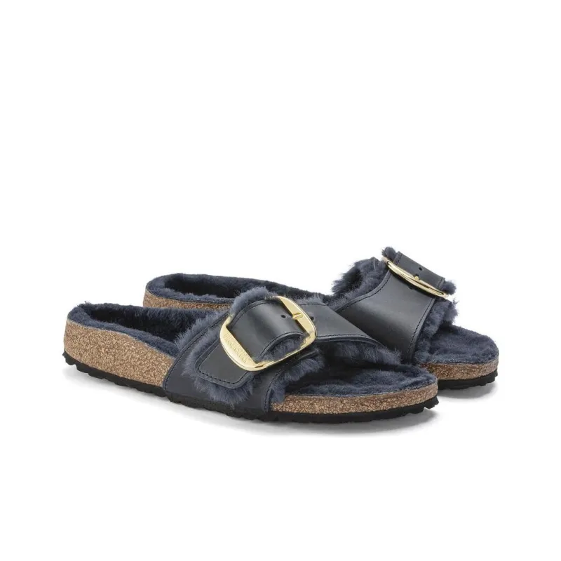 Birkenstock Slide Slippers Women's Midnight Blue Narrow Fit-2